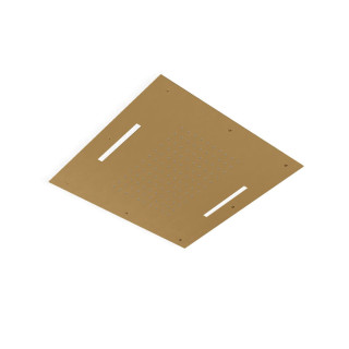 Treemme Shower and Thermostatic Верхний душ потолочный 50x50 см 1 режим с подсветкой Brushed Gold