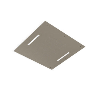 Treemme Shower and Thermostatic Верхний душ потолочный 50x50 см 1 режим с подсветкой Brushed Nickel