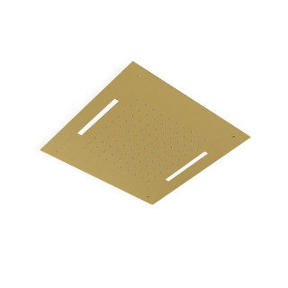Treemme Shower and Thermostatic Верхний душ потолочный 43x43 см 1 режим с подсветкой Brushed Brass