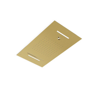 Treemme Shower and Thermostatic Верхний душ потолочный 70x40 см 3 режима с подсветкой 24k Gold