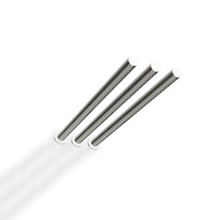 Treemme 22mm Верхний душ настенный Brushed Stainless Steel