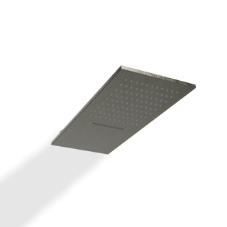 Treemme IOS Верхний душ настенный 50x20 см 2 режима Brushed Black Chrome