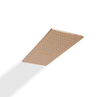 Treemme IOS Верхний душ настенный 50x20 см 2 режима Brushed Rose Gold