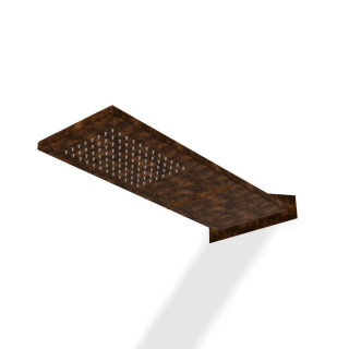Treemme Shower and Thermostatic Верхний душ настенный 47x17 см 2 режима Oxidised