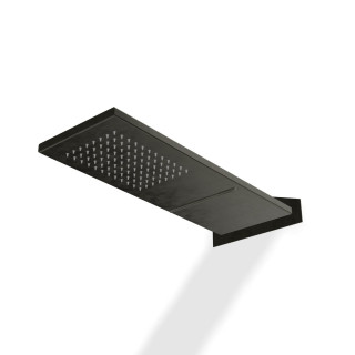 Treemme Shower and Thermostatic Верхний душ настенный 47x17 см 2 режима Brushed Black Chrome