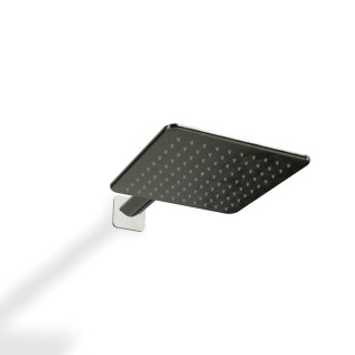 Treemme RAN Верхний душ настенный 25x25 см Brushed Black Chrome