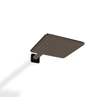 Treemme Hask Верхний душ настенный 25x25 см Polished Black Chrome