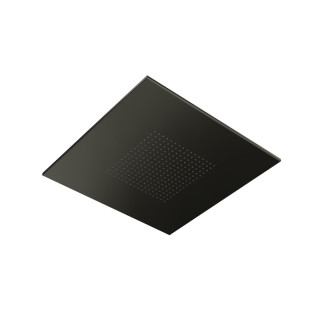 Treemme Shower and Thermostatic Верхний душ для кронштейна 40x40 см Brushed Black Chrome