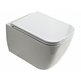 Scarabeo Teorema 2.0 Унитаз подвесной 36x52 см Pearl