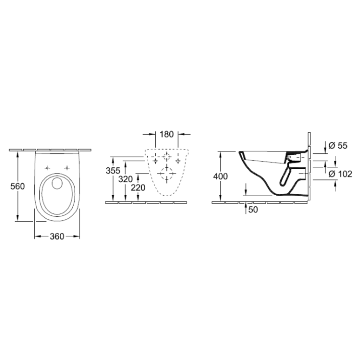 Унитаз Villeroy&Boch O.Novo 5660H101