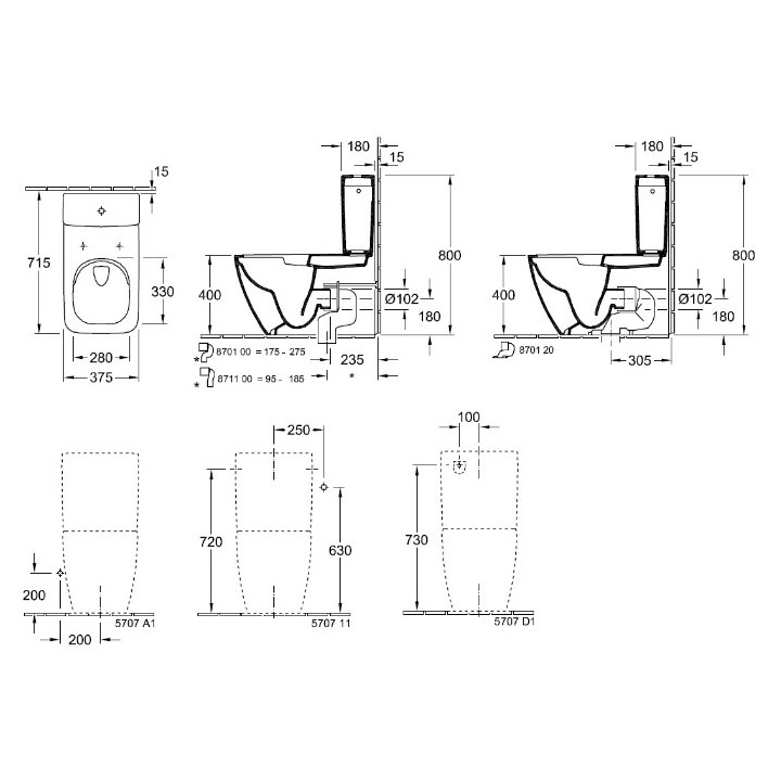 Унитаз Villeroy&Boch Venticello 4612R001