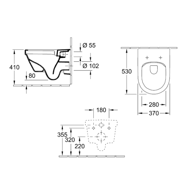 Унитаз Villeroy&Boch 5684HR01