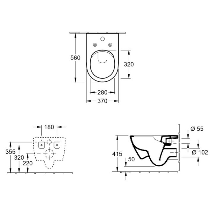 Унитаз Villeroy&Boch Subway 2.0 5614A101