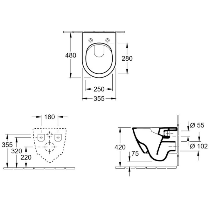 Унитаз Villeroy&Boch Subway 5606R001