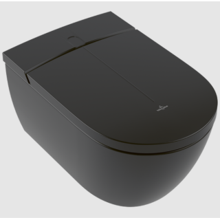 Villeroy&Boch Viclean Унитаз подвесной 38.5x59.5 см Black, Pure Black