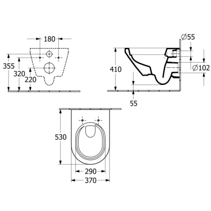 Унитаз Villeroy&Boch Architectura 4694CL01
