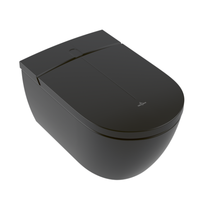 Унитаз Villeroy&Boch Viclean Black, Pure Black V0E100R7