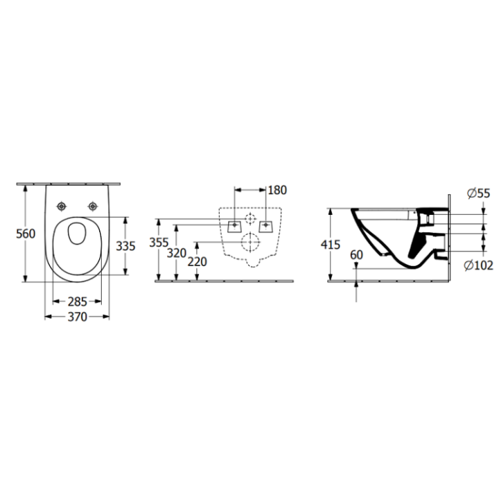 Унитаз Villeroy&Boch Subway 3.0 4670TS01