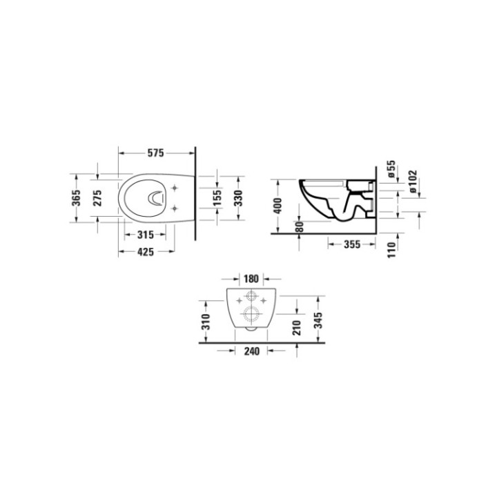 Унитаз Duravit Architec 2572092000