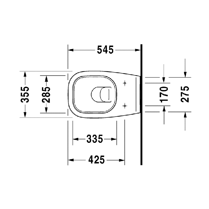 Унитаз Duravit D-Code 25350900002