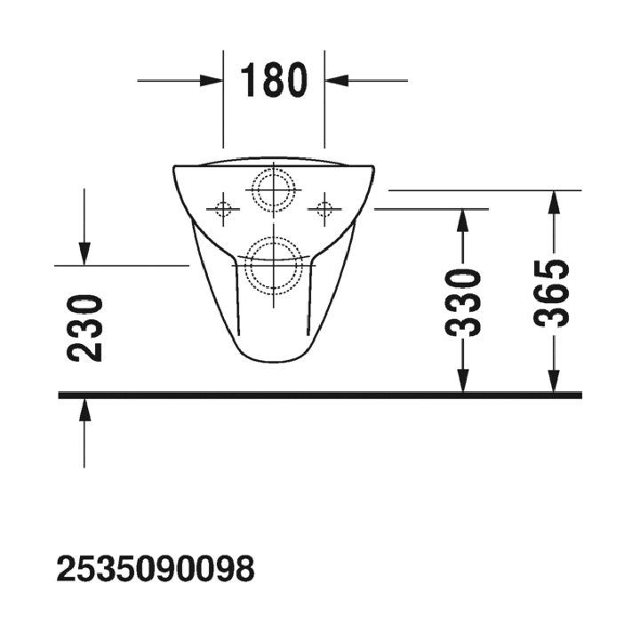 Унитаз Duravit D-Code 25350900002