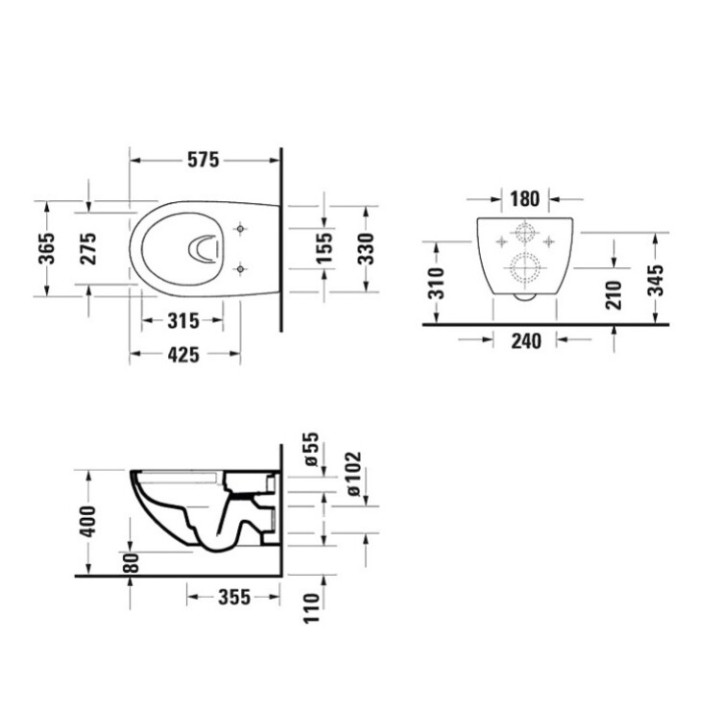 Унитаз Duravit Architec 45726900A1