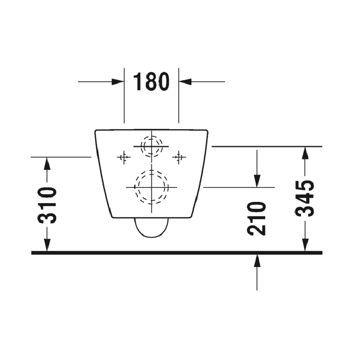 Унитаз Duravit ME by Starck 2530090000