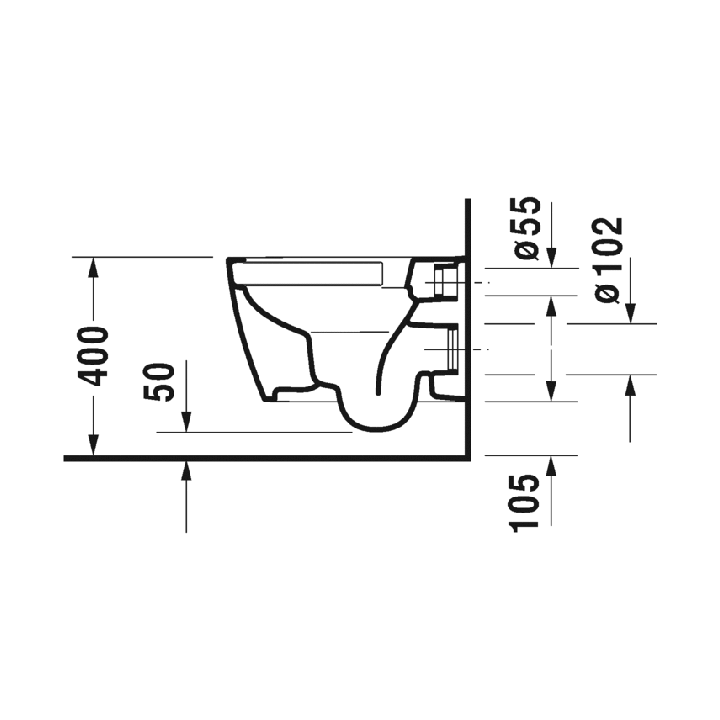 Унитаз Duravit ME by Starck 2530090000