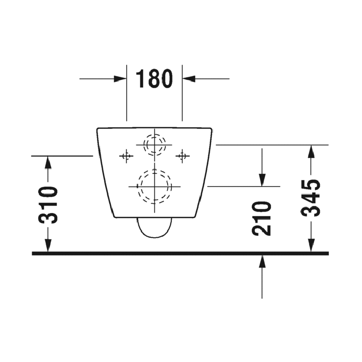 Унитаз Duravit ME by Starck 2528090000