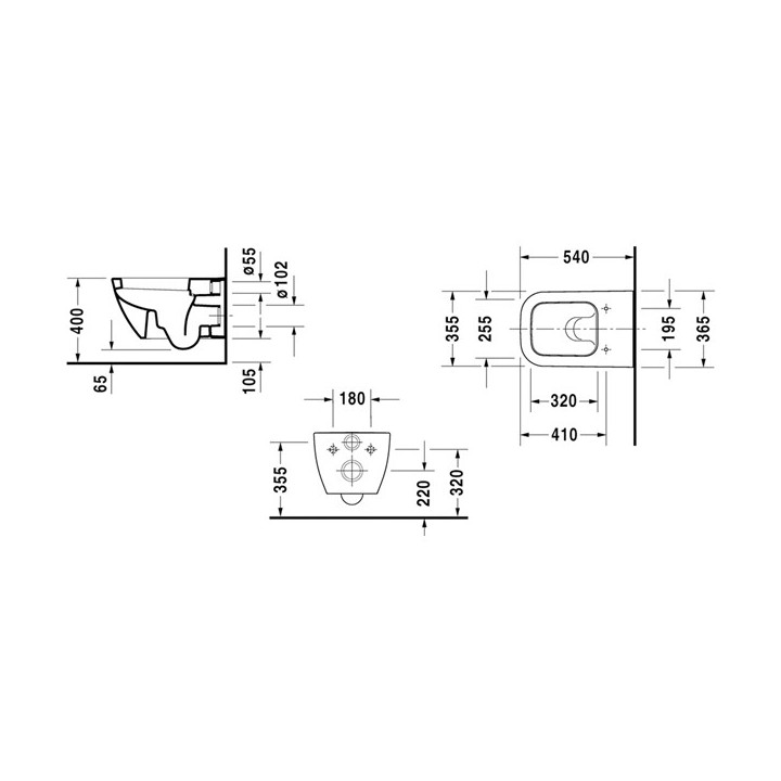 Унитаз Duravit Happy D.2 2221090000