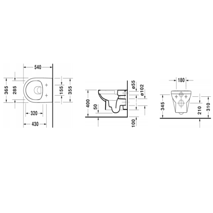Унитаз Duravit Durastyle 45620900A1
