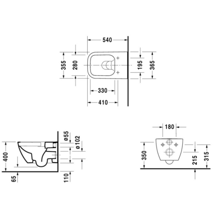 Унитаз Duravit Happy D.2 2222098900