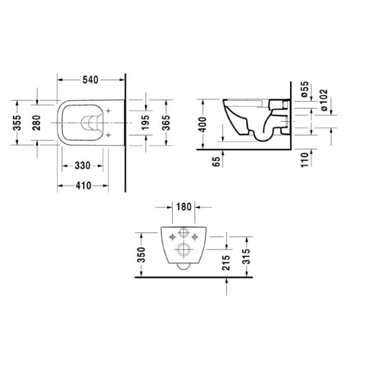 Унитаз Duravit Happy D.2 2222090000