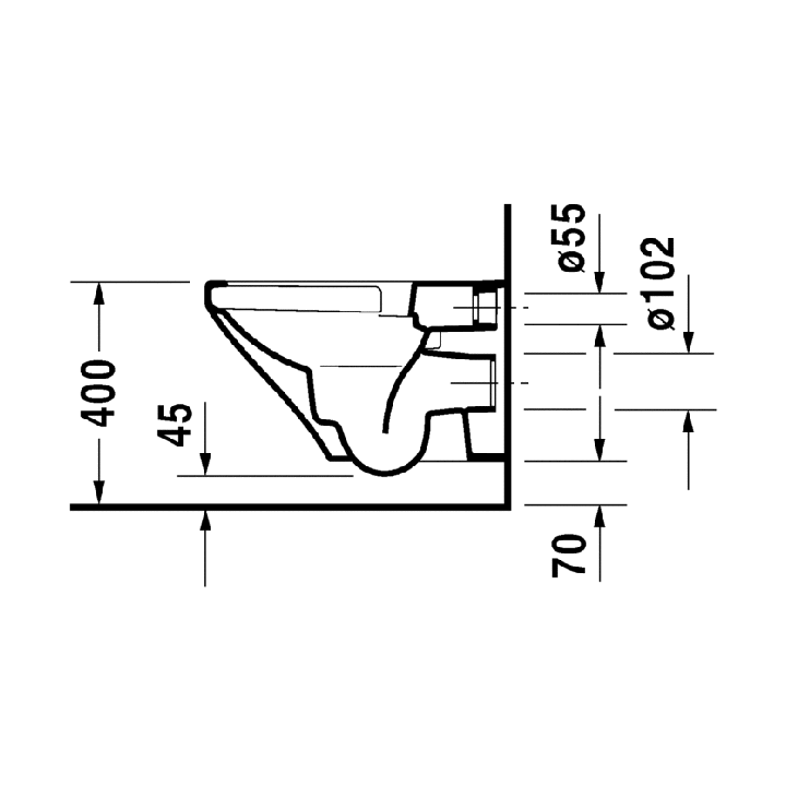 Унитаз Duravit Durastyle 2551090000