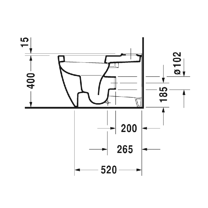 Унитаз Duravit ME by Starck 2170090000