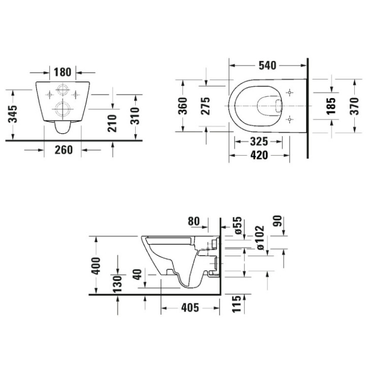 Унитаз Duravit D-Code 29030900212