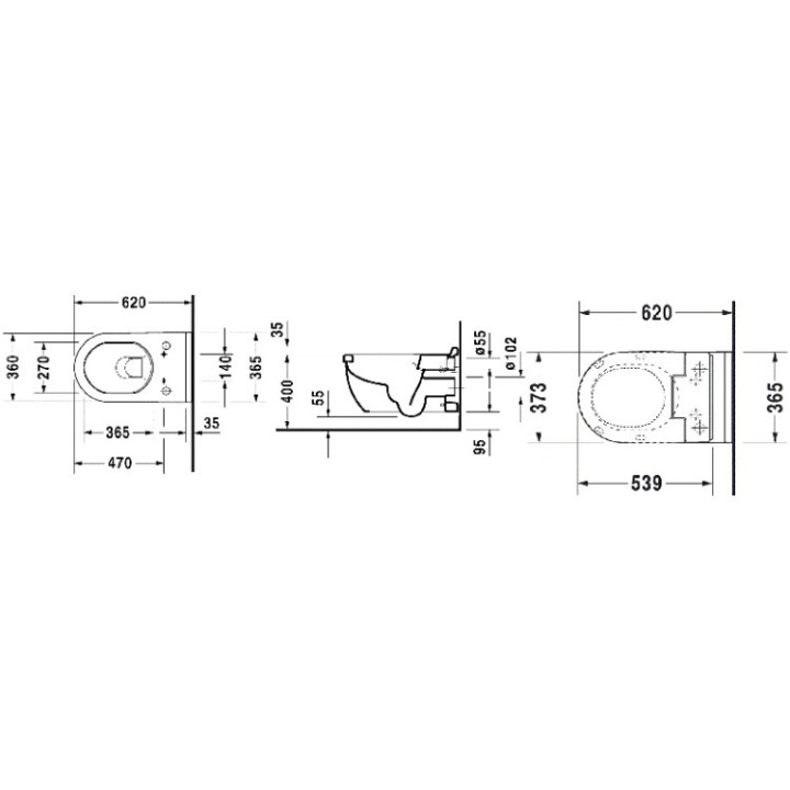 Унитаз Duravit Starck 3 2226590000611
