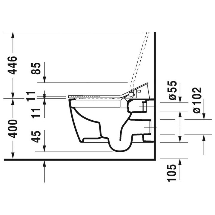 Унитаз Duravit ME by Starck 2529590000611