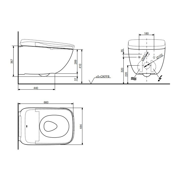 Подвесной унитаз TOTO Neorest WX1 CW927PZY