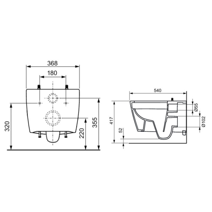 Унитаз TECE TECEneo 9700209