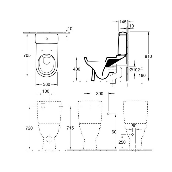 Сиденье для унитаза Villeroy&Boch 9M396101