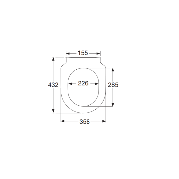 Сиденье Villeroy&Boch Subway Alpin 9M65S101