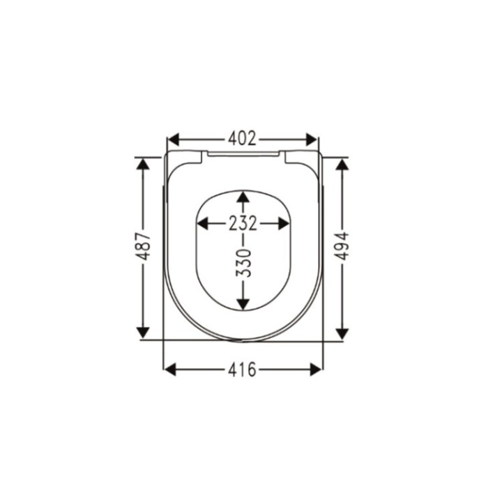Сиденье Villeroy&Boch Architectura 9M836101