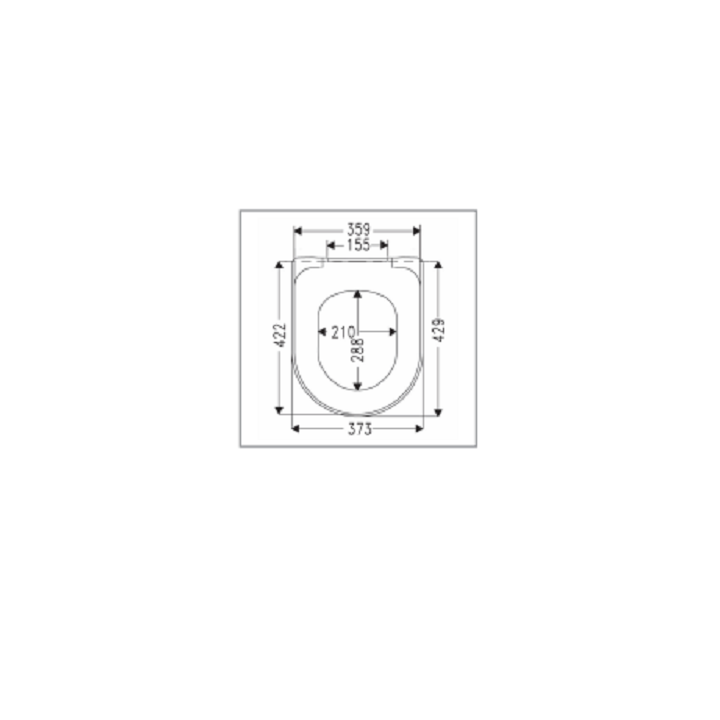 Сиденье Villeroy&Boch Alpin 98M9C101