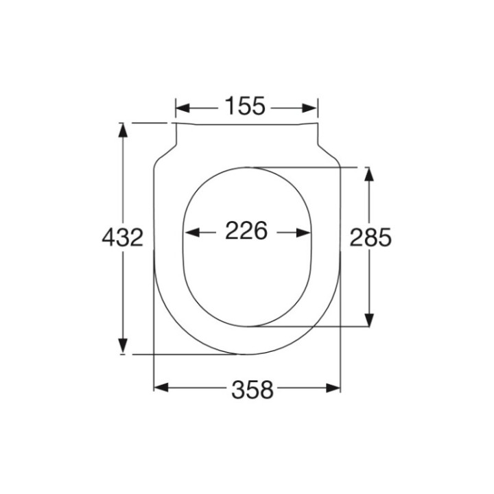 Сиденье Villeroy&Boch Avento Alpin 9M87S101
