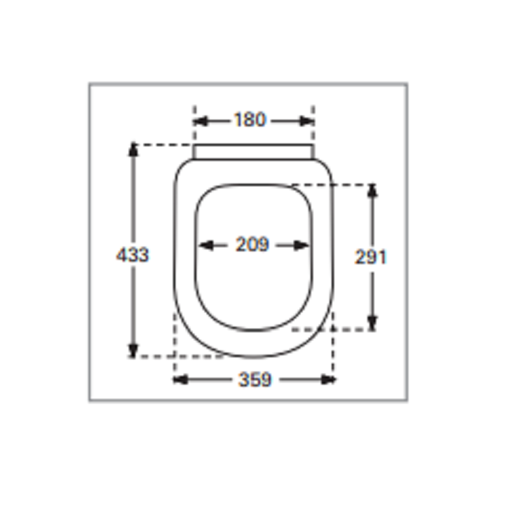 Сиденье Villeroy&Boch Subway 2.0 Alpin 9M746101