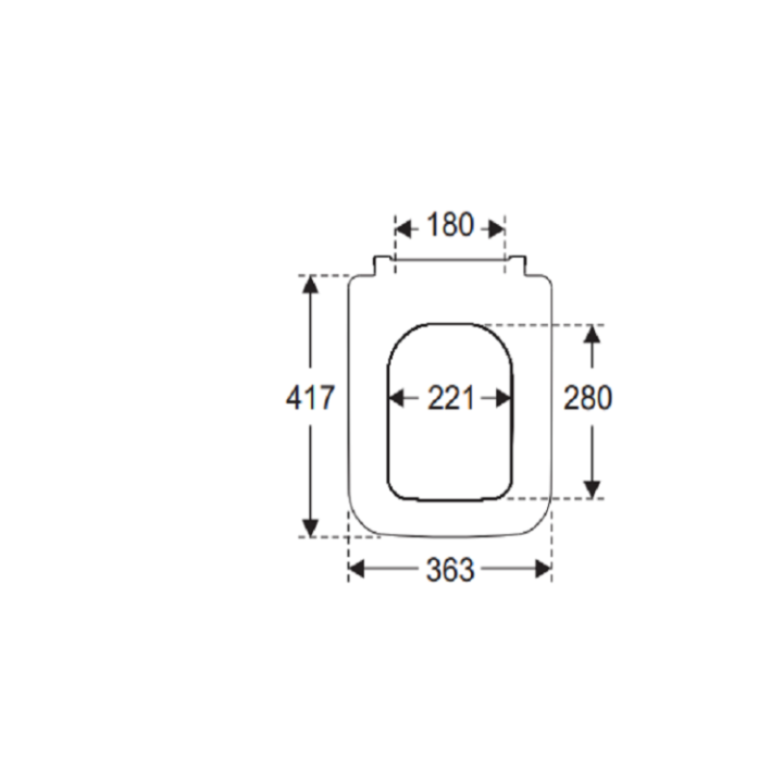 Villeroy&Boch Finion Сиденье 9M88S1RW