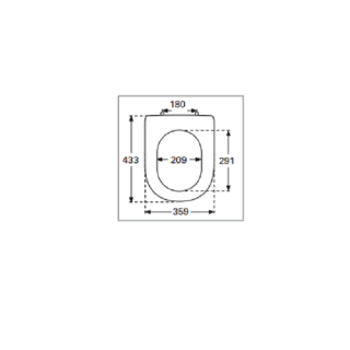 Villeroy&Boch Subway 2.0 Сиденье для унитаза Alpin