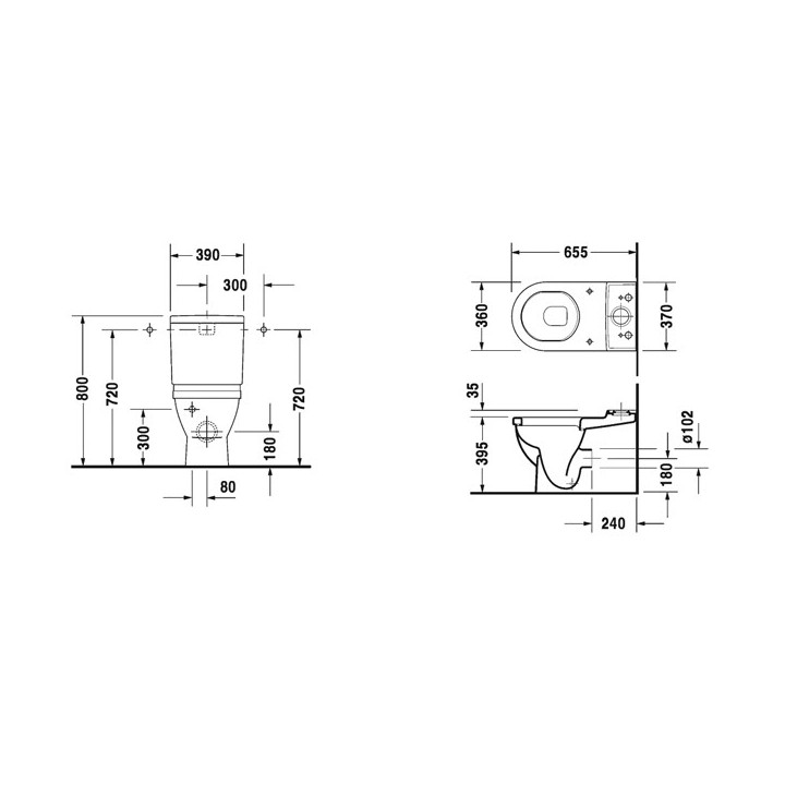 Duravit Starck 3 Сиденье 0063890000