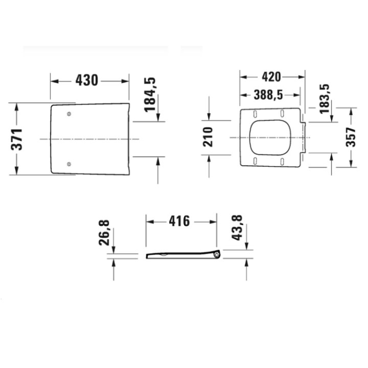 Сиденье Duravit Viu белое 0021290000